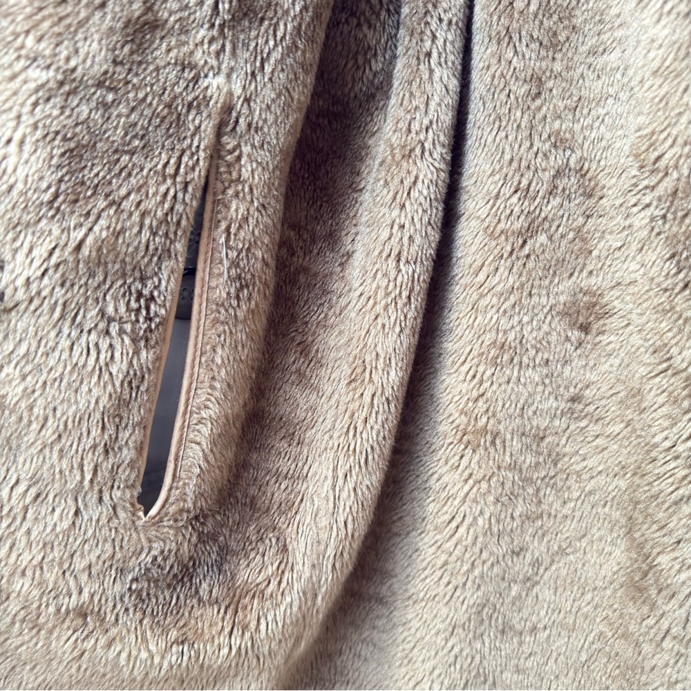London Fog Vintage 70s Men's Trench Coat Shearling Lined Beige 40R Weathercoat - Picture 8 of 13